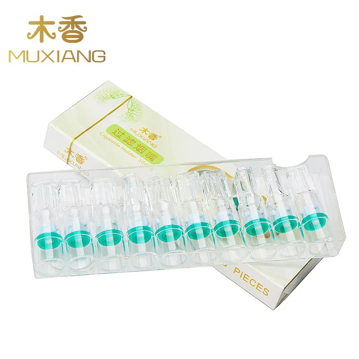 10 Pcs/Box Disposable Reusable Plastic Cigarette Filters, Cigarette Mouthpiece Tips