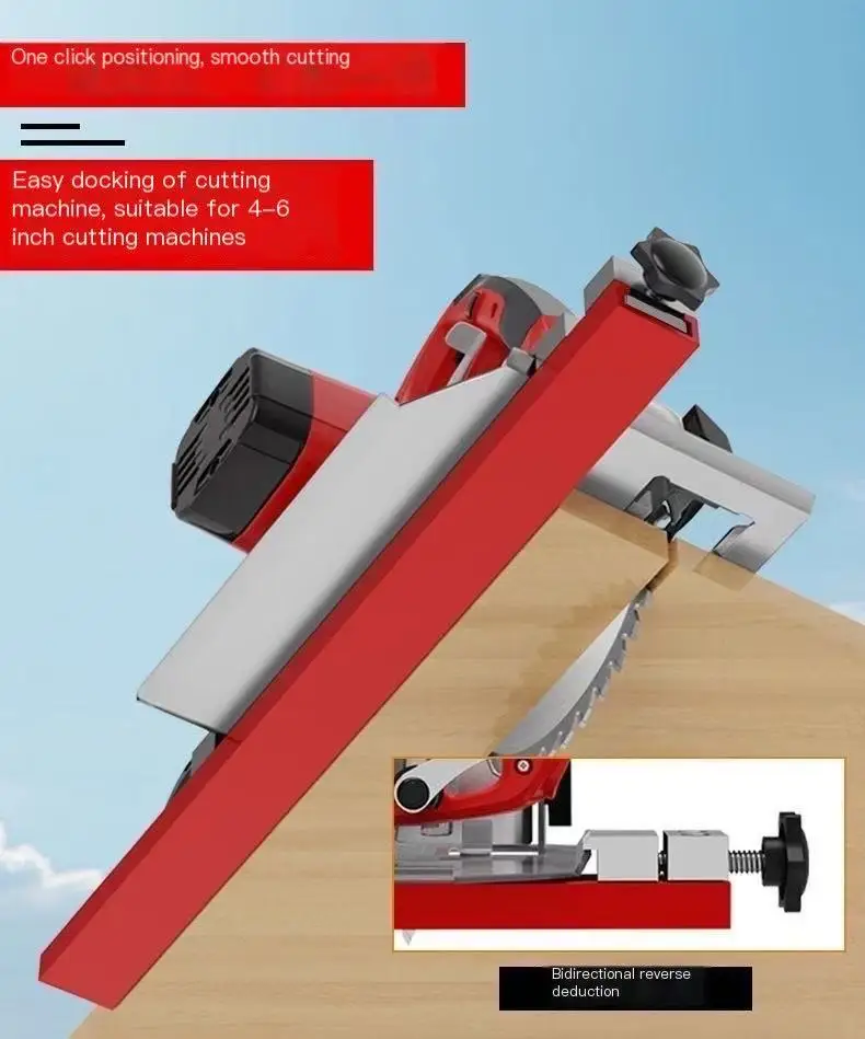 Adjustable Cutting Machine With Mountain Base, Positioning Tool Edge Distance, Punching Bottom Plate, Woodworking Cutting Board