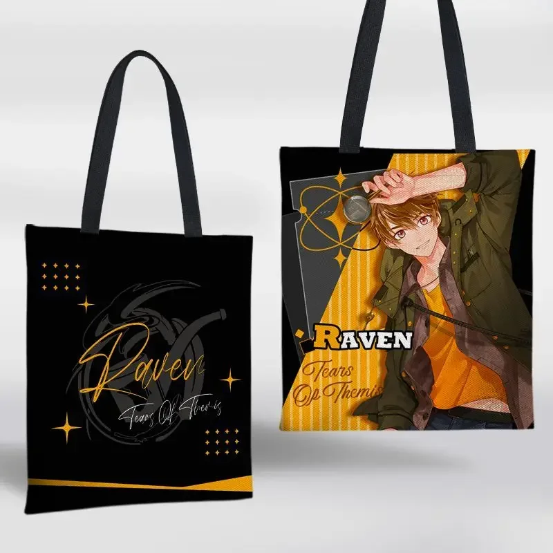 Anime Tears of Themis Luke Artem Vyn Marius Canvas Bag 37x33cm Large Capacity Kawaii Cosplay Women Shoulder Bags Vintage Handbag