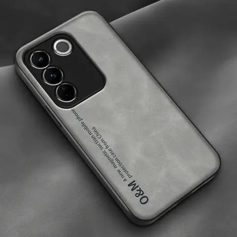 Luxury Magnetic Leather Case For Vivo V25 V27 Pro V25E V27E Back Cover Silicone Phone Case For Vivo V15 V23 Pro V23E V9 V17 Neo