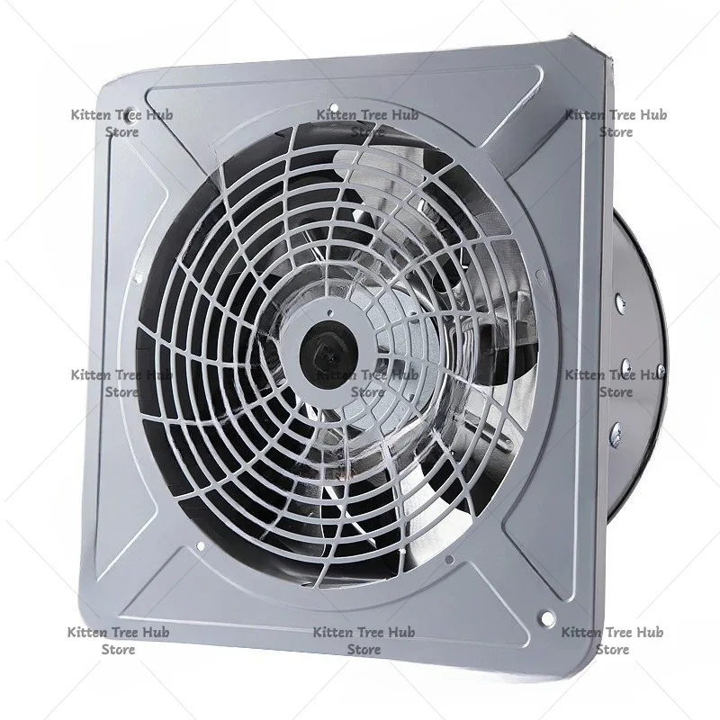All-metal Exhaust Fan, Kitchen Household Window Type Ventilation Oil Fume Strong Wall Type High-power Exhaust Fan
