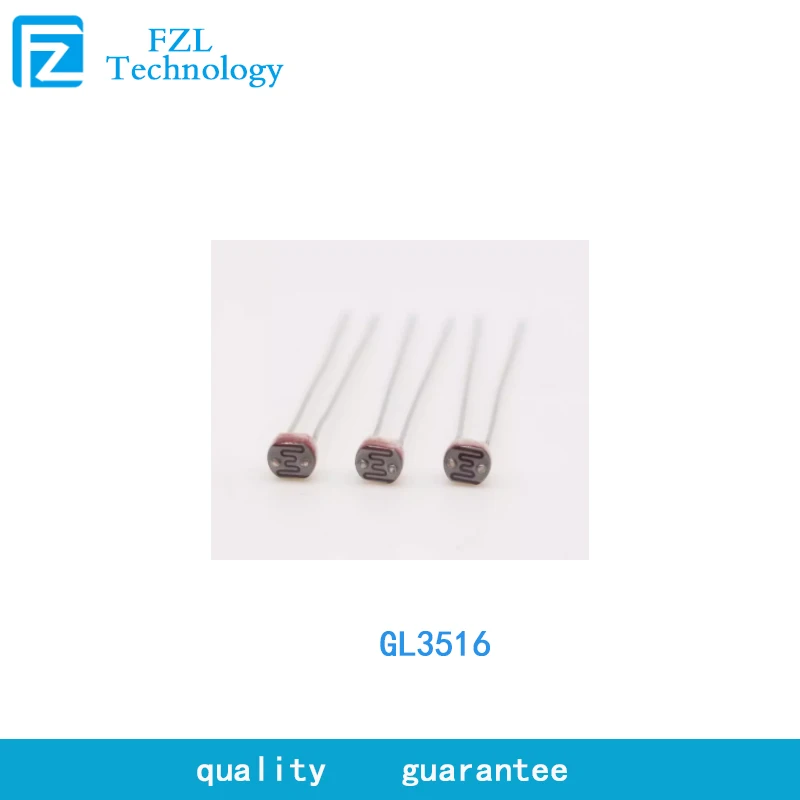 100pcs GL3516 epoxy resin package size small response fast consistency good diameter 3mm photoresistor