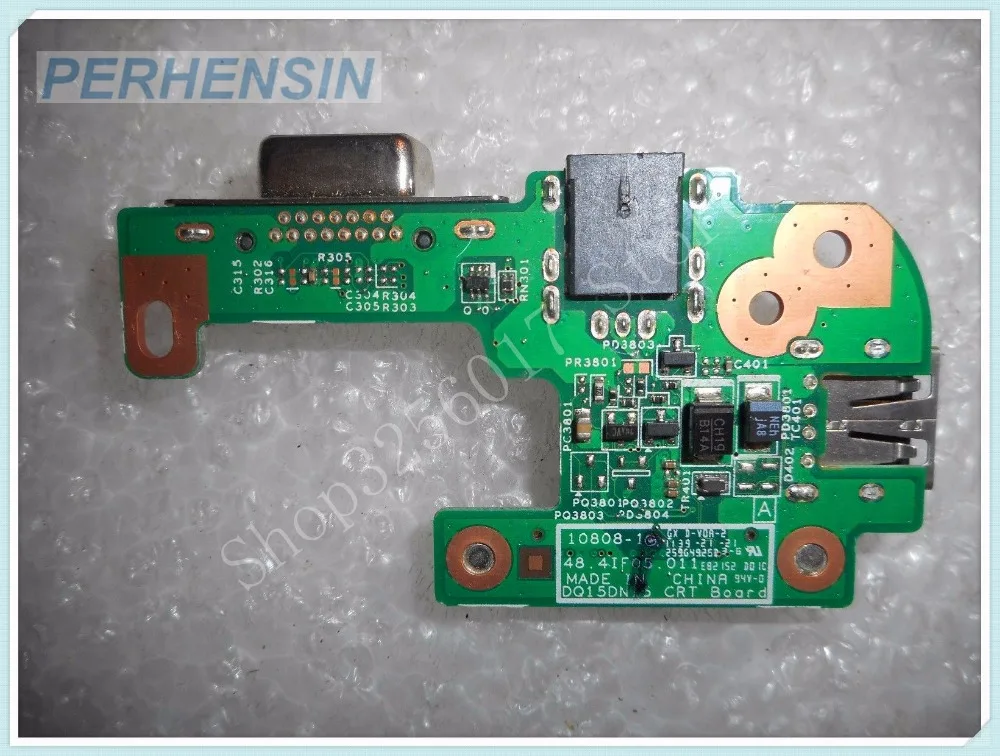 

FOR DELL Inspiron 15R N5110 VGA DC-IN Jack USB Port Board 48.4IF05.011 100% Perfect Work