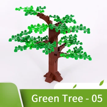 MOC – idées d'experts créatifs, plante de ville, arbre, arbre, modèle de forêt, blocs de construction, bricolage, briques à assembler, jouets pour enfants, cadeaux
