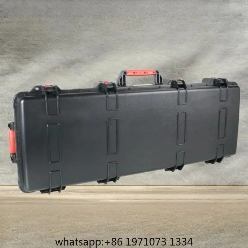 Instrument Equipment Long Tool Case Strong Durable Waterproof Dustproof Tool Packaging Case Outdoor Portable Non-slip Handle Box
