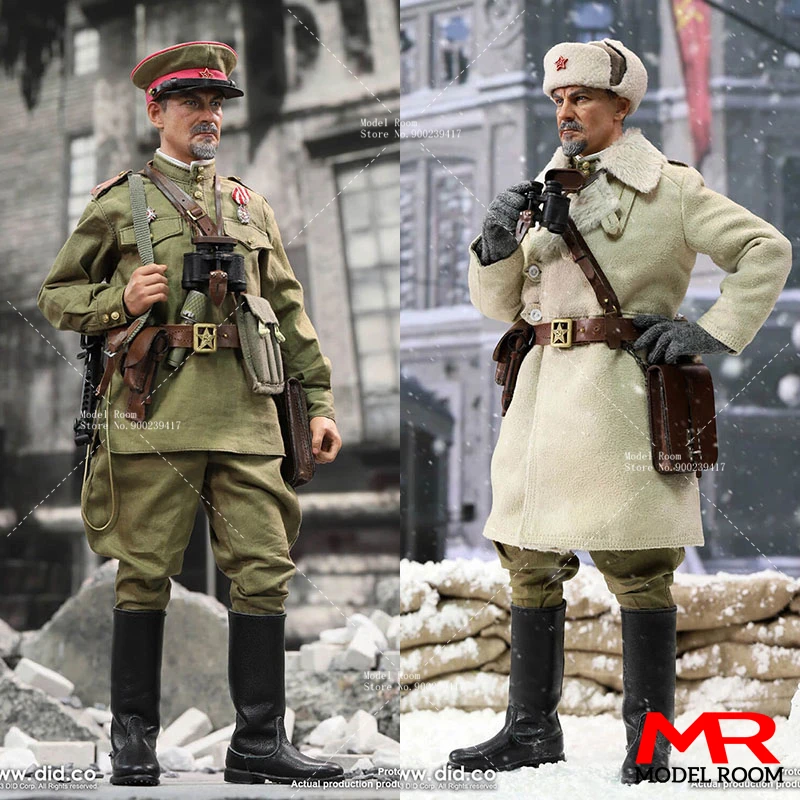 

DID R80173 1/6 WWII Soviet Infantry Junior Lieutenant Viktor Reznov Action Figure 12'' Male Soldier Figurine Full Set Model Toy