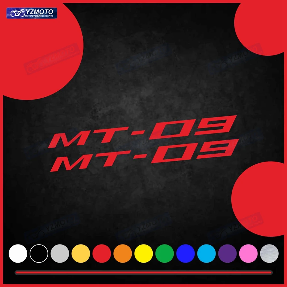 For MT-09 MT09 Motorcycle Accessories Racing Fuel Tank body Logo Decals Engine Fairing Windshield Helmet Decorative Stickers