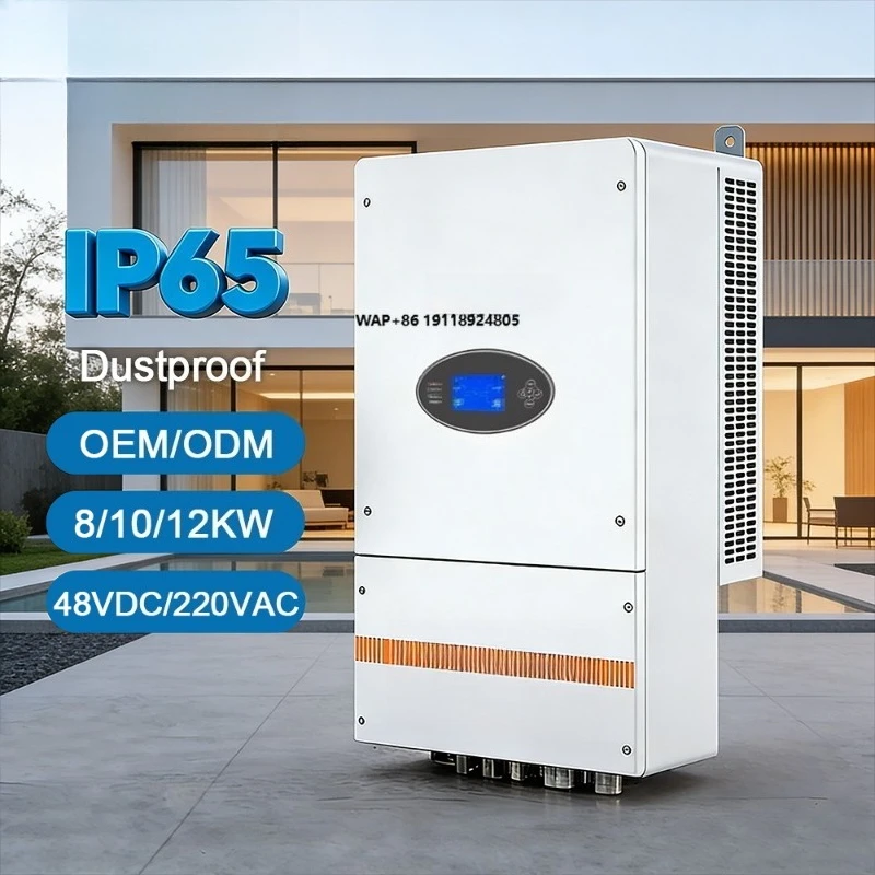Manufacture Hybrid Solar Inverter IP65 Pure Sine Wave 48V IP65 Waterproof Solar Power Inverter for Home Grocery Bar