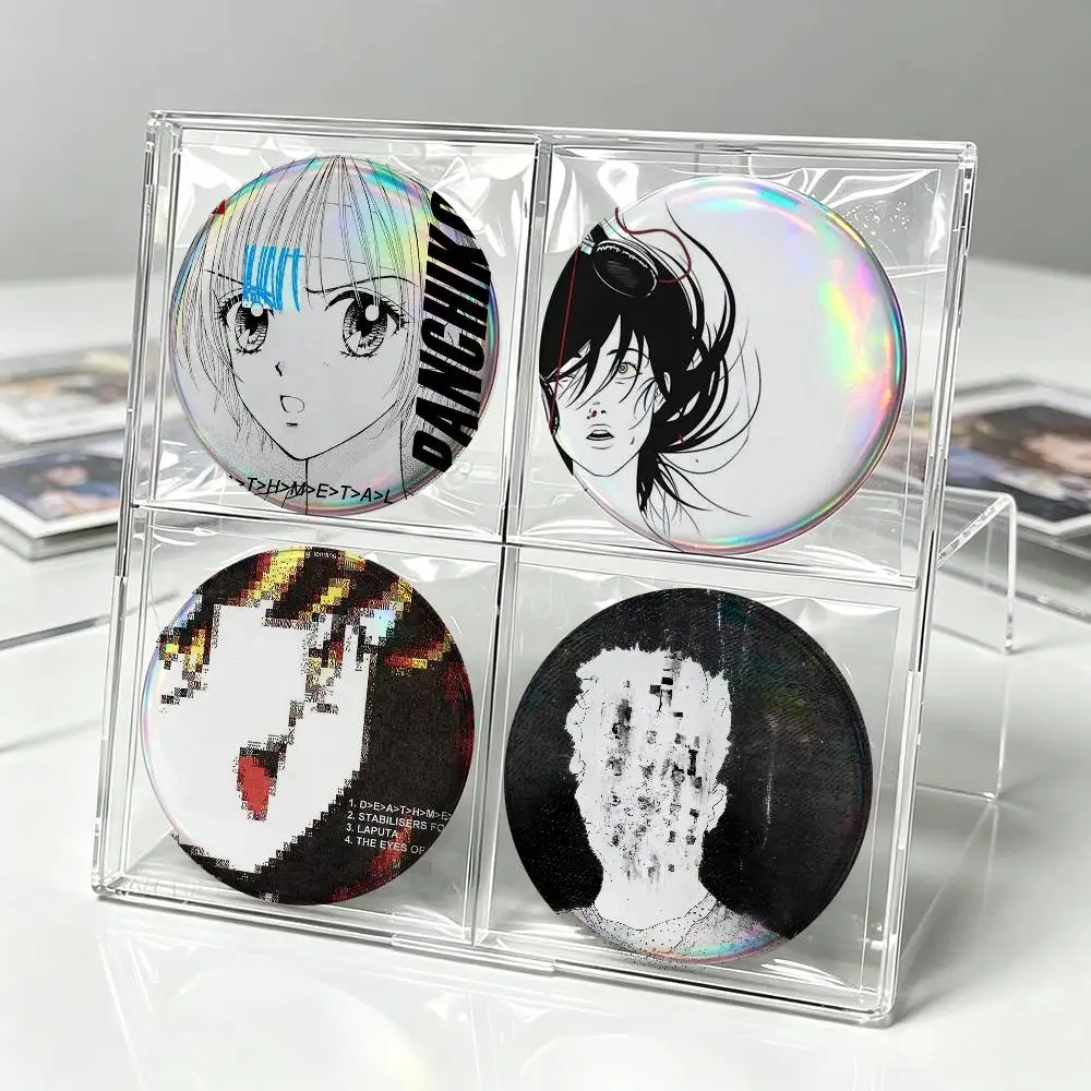 Panchiko DEATHMETAL Album Cover  Anime Brooch Cute Cosplay Badge DIY Clothing Bag Hat Decor Accessories Jewelry Pins Xmas Gifts