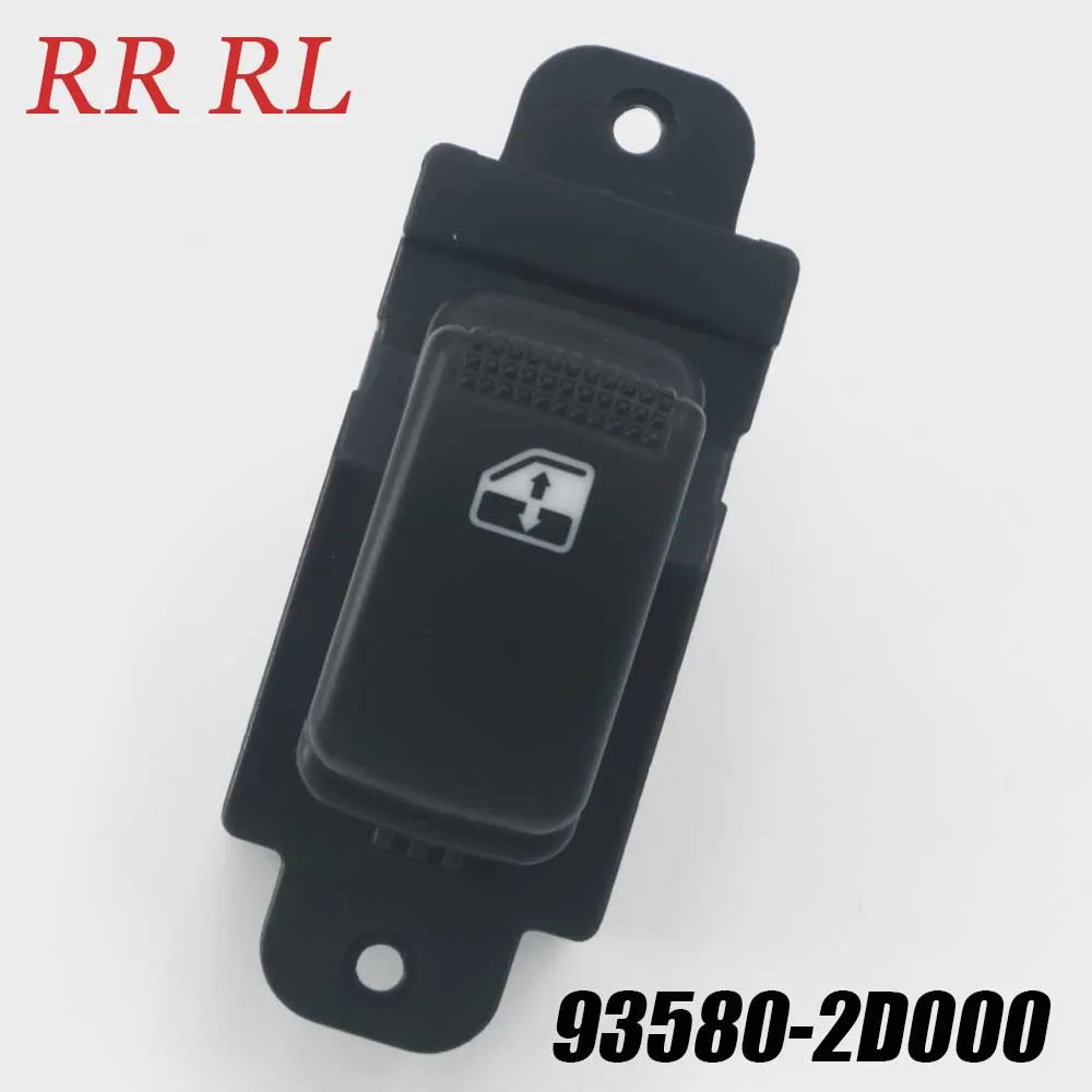 Front Right/Rear Right/Rear Left Electric Power Window Switch Button for Hyundai Elantra 2001-2006 Sonata 2002-2005 93580-2D000