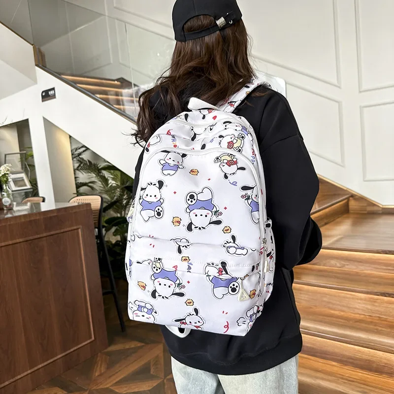 Sanrio New Pacha Dog Student Schoolbag Duża pojemność Casual i lekka nakładka na ramię Odporny na plamy wodoodporny plecak