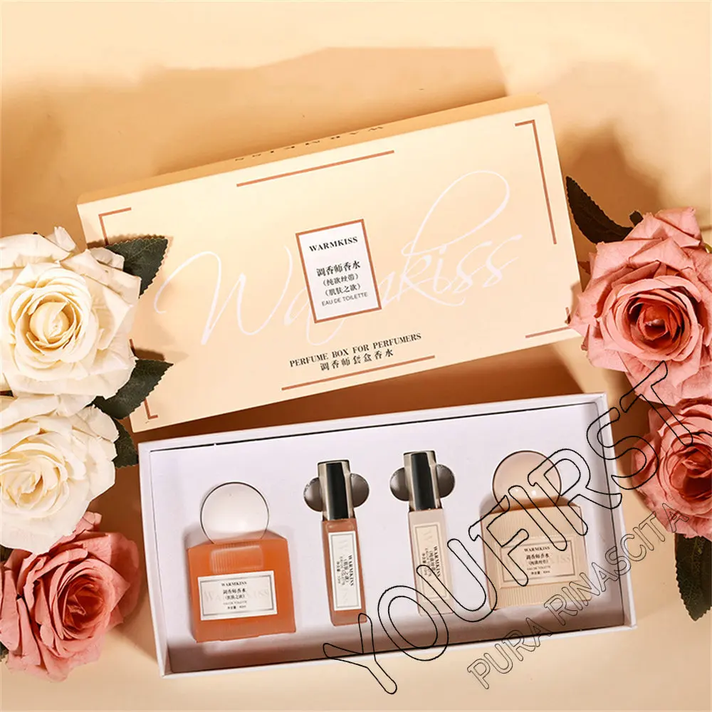 Brand 100ml Women Perfume Gift Box 4pcs Set Exudes Feminine Charm Lasting Fragrance Eau De Parfum Plant Floral Scent בושם לנשים