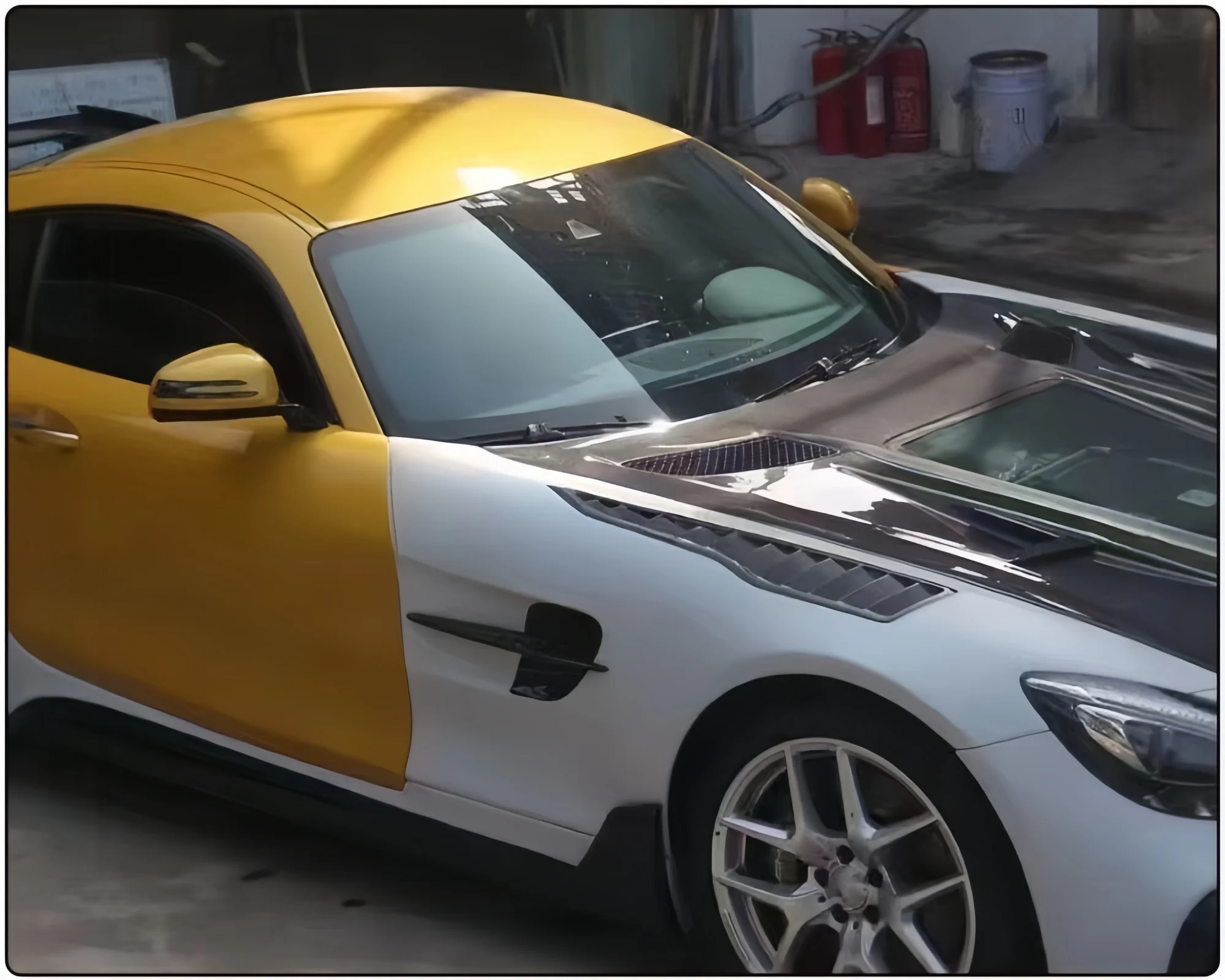 2016- درابزين سيارة مخصص حصريًا لطراز Mercedes AMG GT Two Door PRO #4