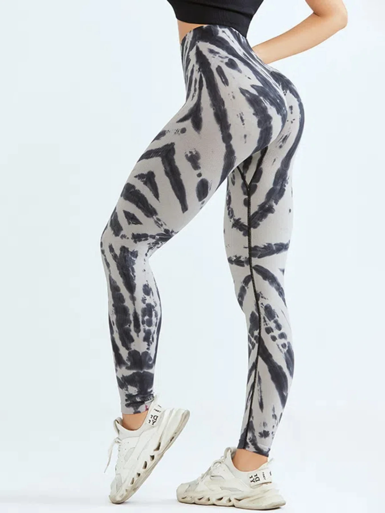 Tie Dye Yoga Pants Gym Leggings Women Seamless High Waist Push Up Sport Tights Scrunch Butt Fitness Workout Leggings