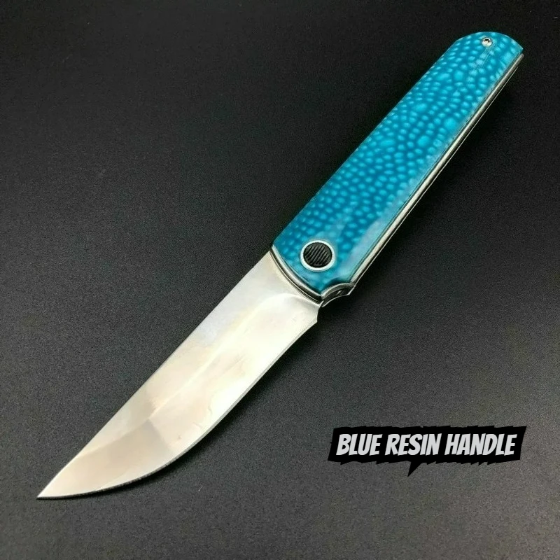 

New Beef bone handle Folding Knife Ball Bearing edc multitool pocket knives utility Daily life at home outdoor bushcraft knife
