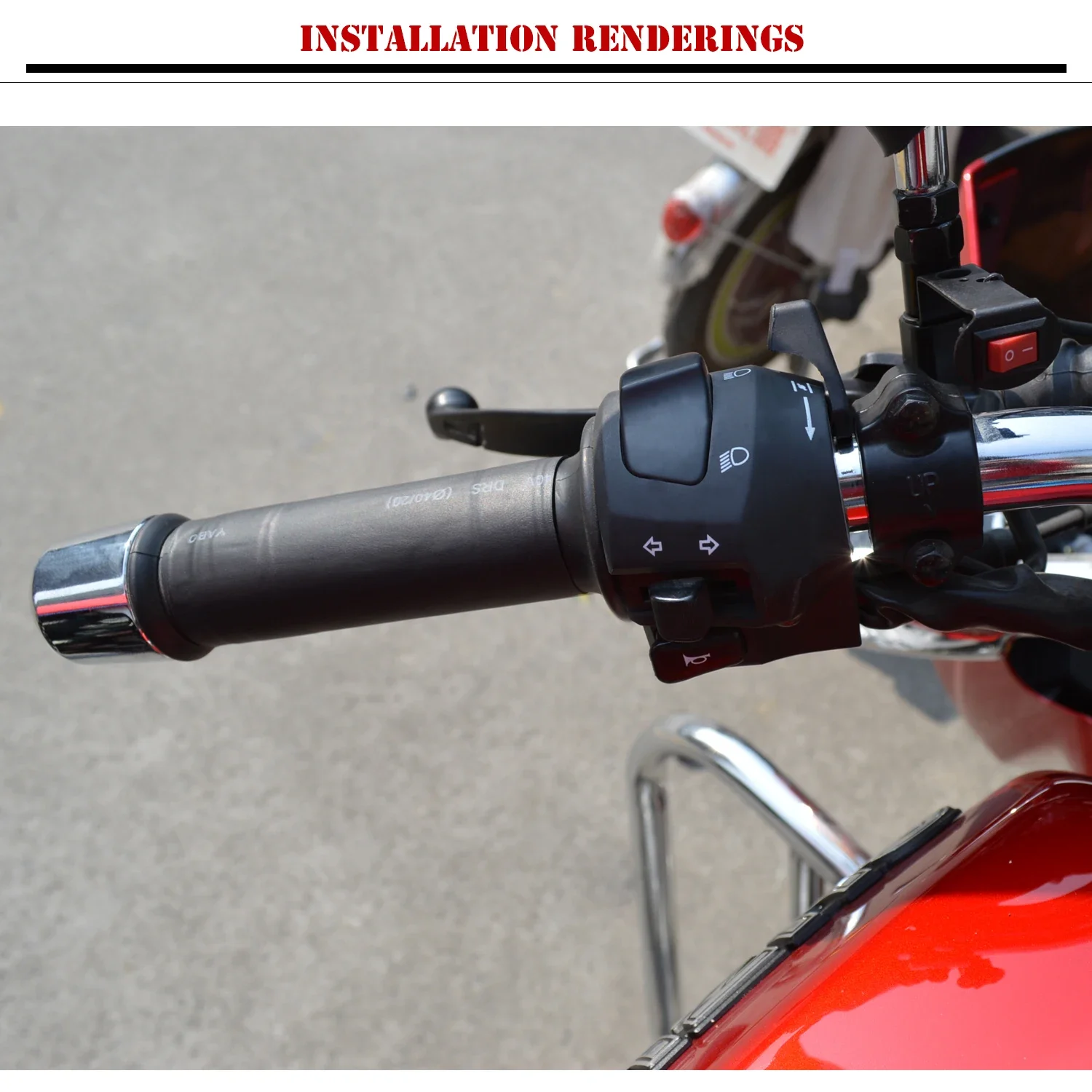 22mm Winter Electric Heating Handle Motorcycle Heating Grips Electric Hot Heated Grips Motorcycle Heating Handlebar