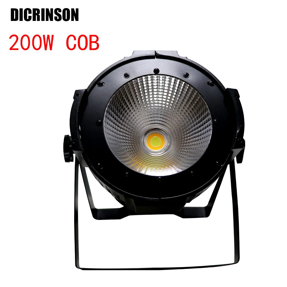 Professional 2/6PCS 200w COB Par Stage Light DJ Equipment Disco Lamp Dmx Control Moving Head Wash Light for Christmas Decoration