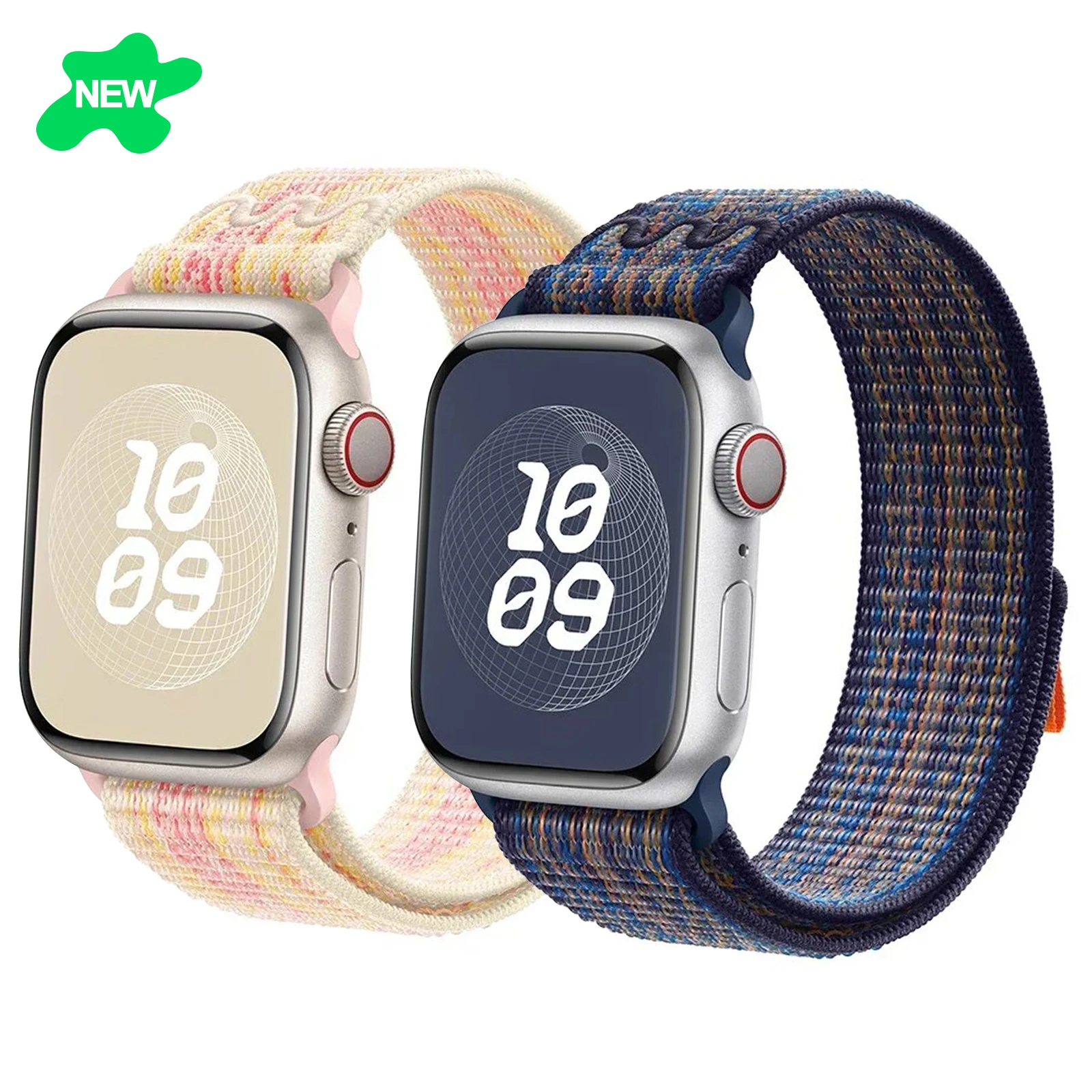 Nylon Strap For Apple Watch Band 44mm 40mm 45mm 41mm 49mm 38mm 42mm Bracelet Correa iwatch Series 9 8 se 7 6 5 4 3 ultra 2