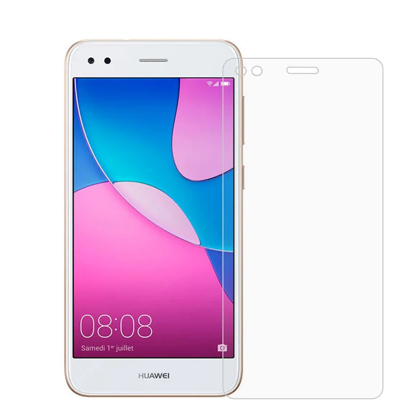 2PCS Tempered Glass For Huawei P8 P9 P10 Plus lite GR5 2017 mini  Y3 Y7 Prime  Y5 Y6 Pro  Protective Film Screen Protector Cover image 2