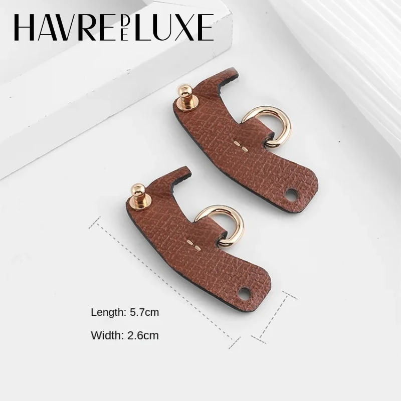 HAVREDELUXE 3Pcs/Set Strap For Longchamp Mini Bag Free Punching Modification Transformation Accessories Mini Bag Shoulder Strap