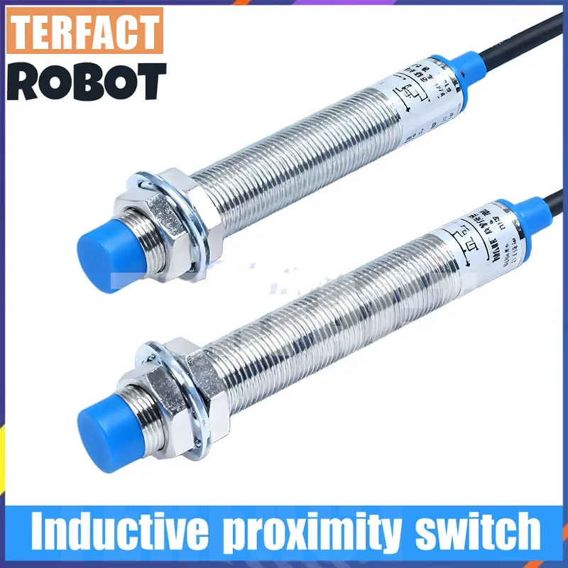 10PC LJ12A3-4-Z/BX Inductive Proximity Sensor NPN NO DC 6-36V 4mm Detection Metal Proximity Switch for CNC Industrial Automation