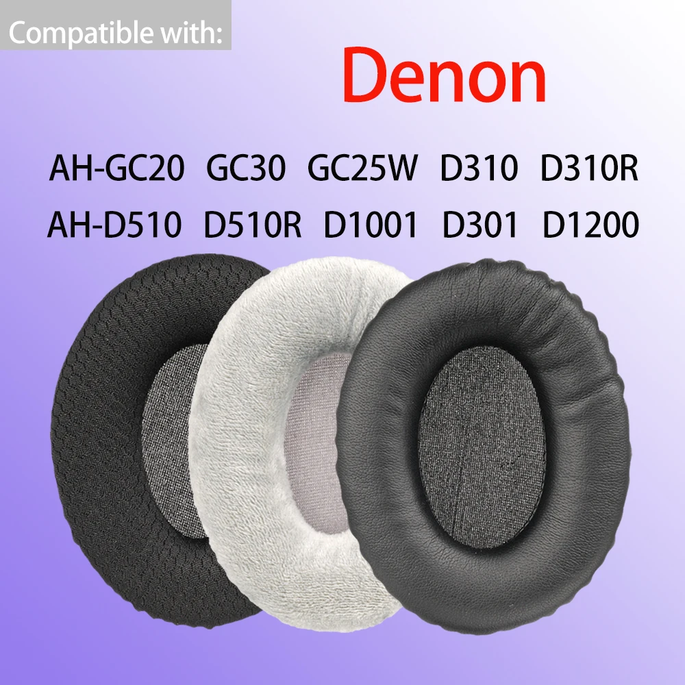 Ohrpolster für Denon AH-GC20 GC30 GC25W Kopfhörer AH-D310 D310R D510 D510R Ohrpolster Ersatz AH-D301 D1001 D1200 Headset