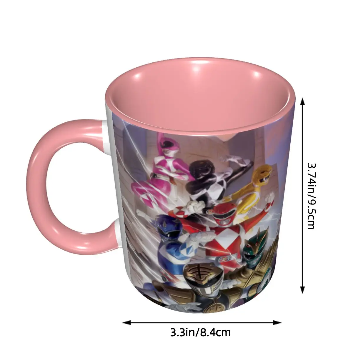 Mighty Morphin Power Ranger Mug Funny Ceramic Coffee Cups Tea Mugs Milk Cup Drinkware Gift for Friends DIY Custom