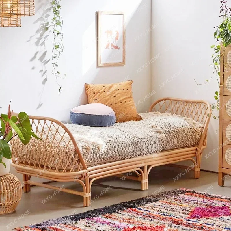 True vine children's bed and breakfast hotel single rattan double sofa