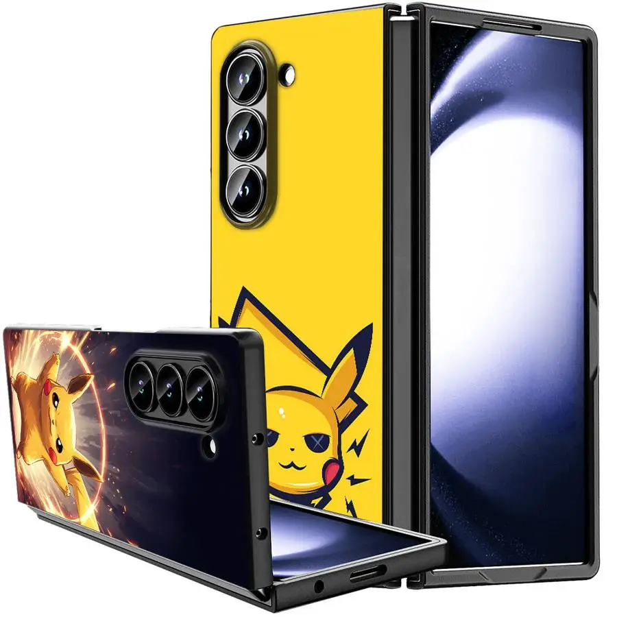 Phone Cover Case for Samsung Galaxy Z Fold 8 Ultra ZFold5 Z Fold 7 6 3 ZFold6 ZFold4 Z Fold8Ultra ZFold7 Pokemons Pikachus