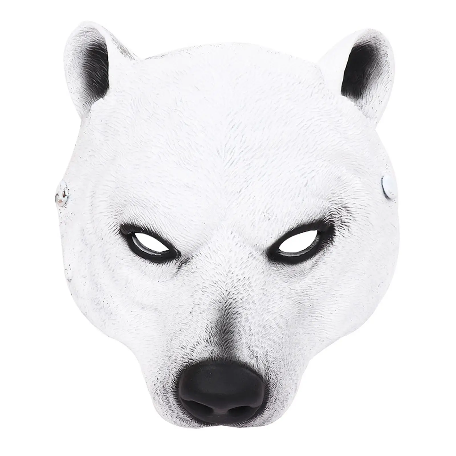 3D Halloween Bear Mask realistico novità copertura facciale animale mezza maschera per Costume Festival Party puntelli Cosplay Masquerade