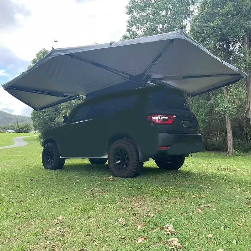 

Foldable Car Outdoor Camping 360 Caravan Rv Roof Tent 270 Foxwing Tent 270 Degree Roof Awning For Sun Rain Protection Shepparton