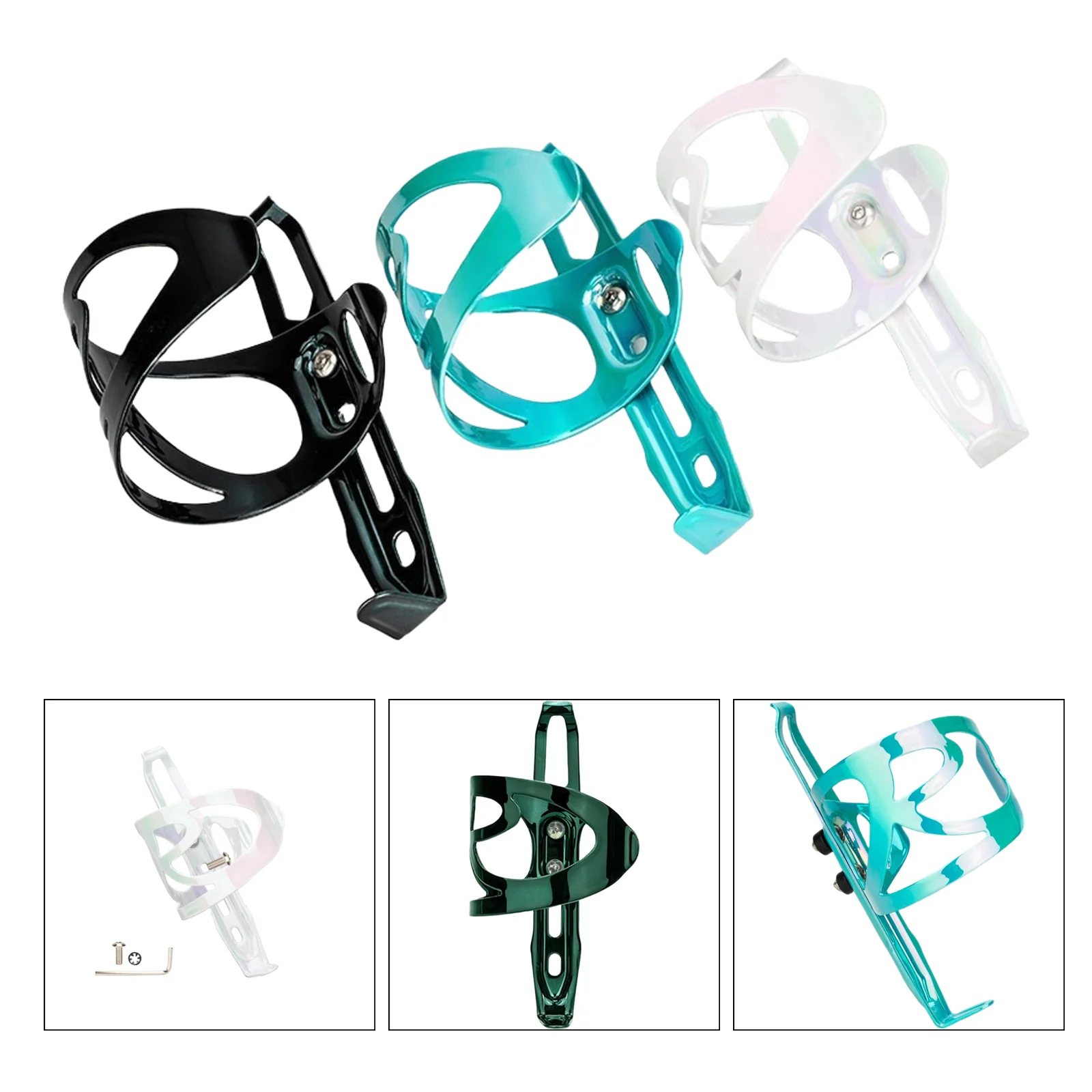 

1 шт., клетка для бутылки с водой для дорожного велосипеда, 148 мм, алюминиевый сплав, легкий держатель для чайника с боковым отверстием, детали чашки с водой для горного велосипеда