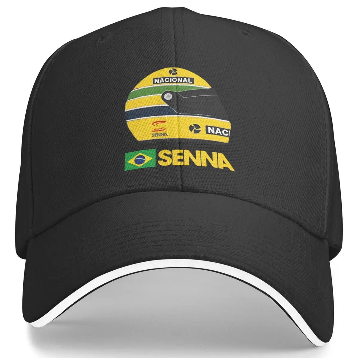 Ayrton Senna Outfit Men Women Baseball Caps Racing Cars Dad Hat Retro Travel Headwear Adjustable Snapback Hat