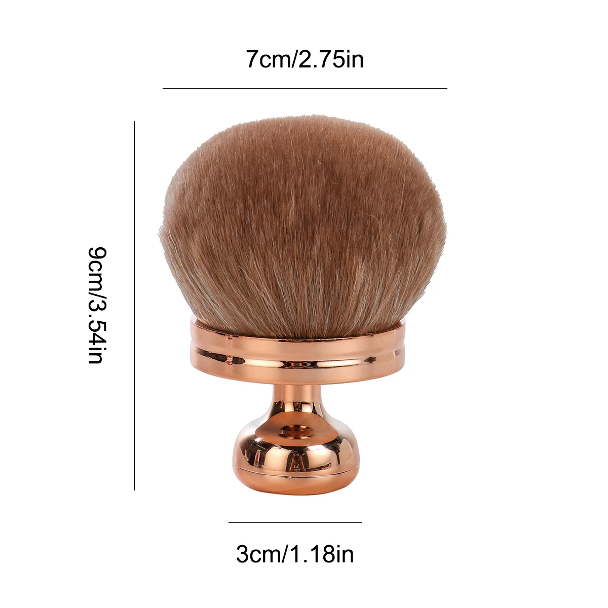Pinceau de maquillage Super doux, tête de champignon, Extra moelleux, pour poudre pour le visage, polyvalent, fard à joues, outils de beauté, 1 pièces