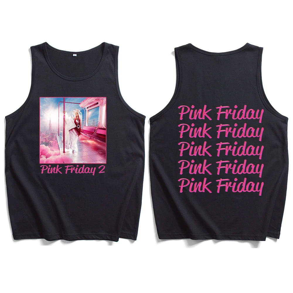 Nicki Minaj Pink Friday 2 Shirt Vest Tank Tops T-Shirt Man Woman Tops Sleeveless