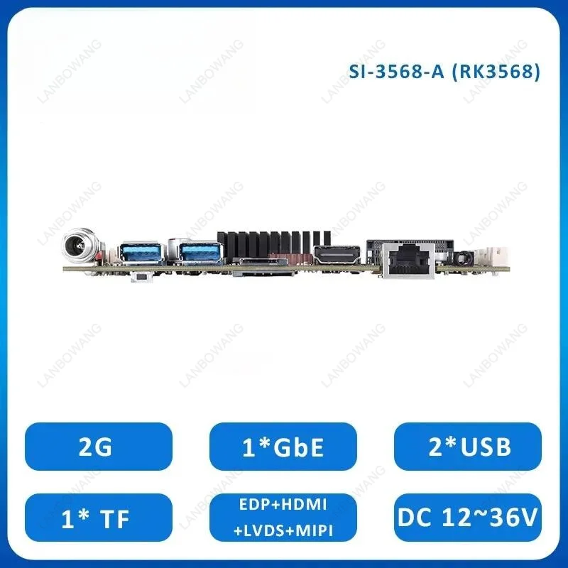 RK3568 Android Main Board 2GB 32GB ARM Cortex Linux Development Motherboard Single Board Computer For Industrial Control
