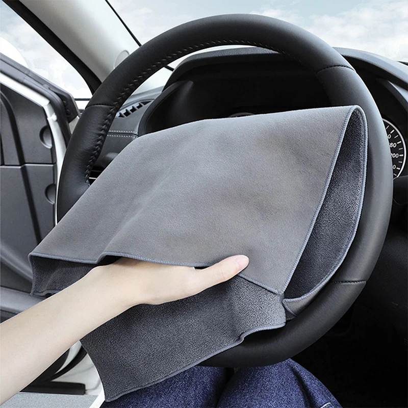 

Natural Chamois Leather Car Washing Towels Super Absorbent Car Home Window Glass Drying Cleaning Cloth Quick Dry Car Wash Towel