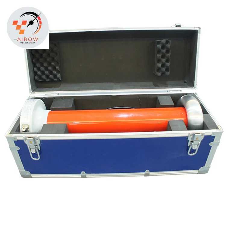AIROW Huazheng  FRC 50kv 100kv AC DC Digital HV Meter 10000:1 Ratio Kilovoltmeter Capacitor High Voltage Divider Price