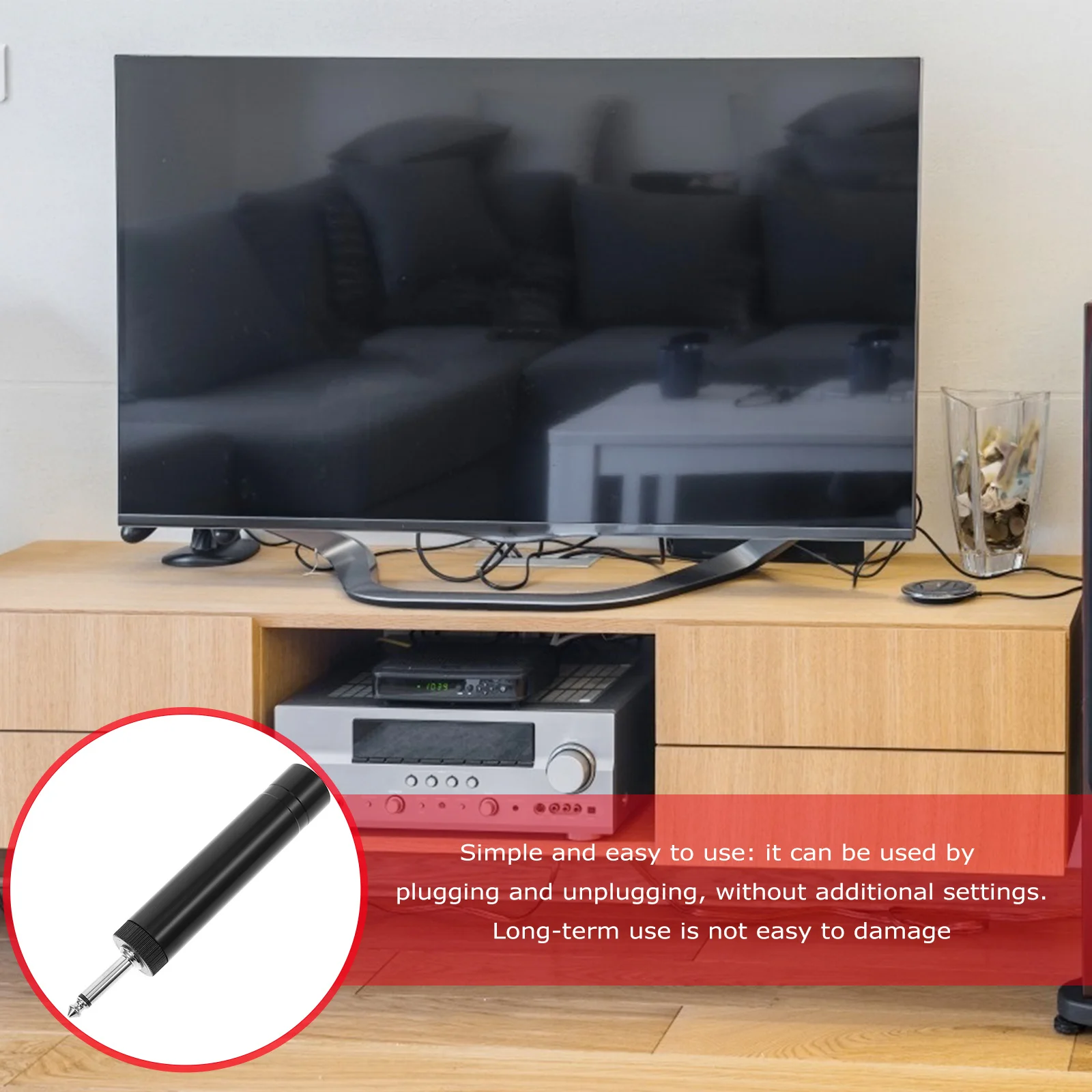 

6.35Mm To 3.5Mm Metal Audio Adapter For Guitar Microphone Instrument Jack Plug Converter Multifunctional Dj Equipment Connector