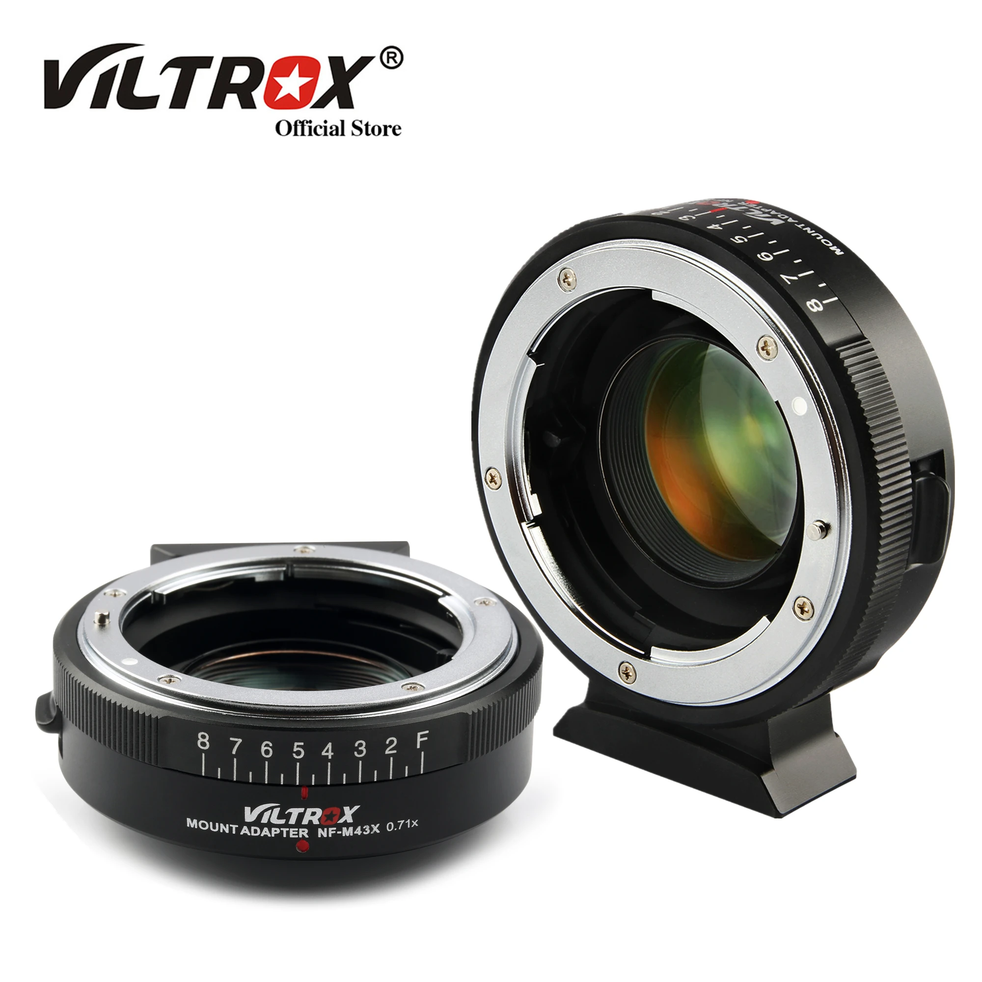 

Viltrox M43 Lens Adapter Focal Reducer Speed Booster Turbo Aperture 0.71x for Nikon Lens to M4/3 Camera Panasonic Olympus