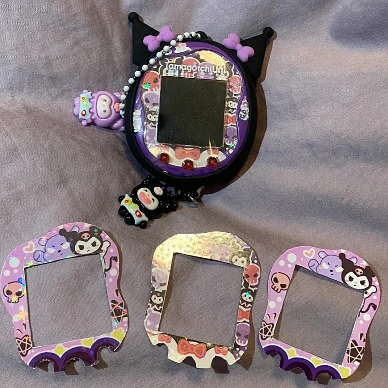 Sanrio Tamagotchi Uni Faceplate Silicone Protective Film Kawaii Sticker Cute Hellokitty Tamagotchi Ornament Protective Gift