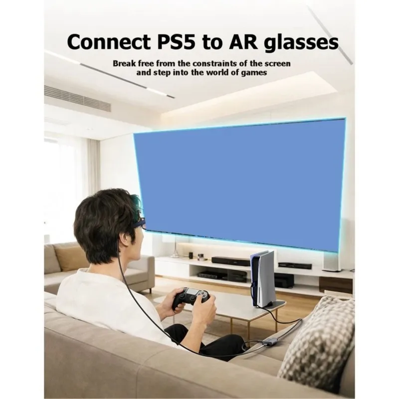

A13E-Type-C Female To Male Adapter 8K 60Hz Screen Projection Compatibility Converter