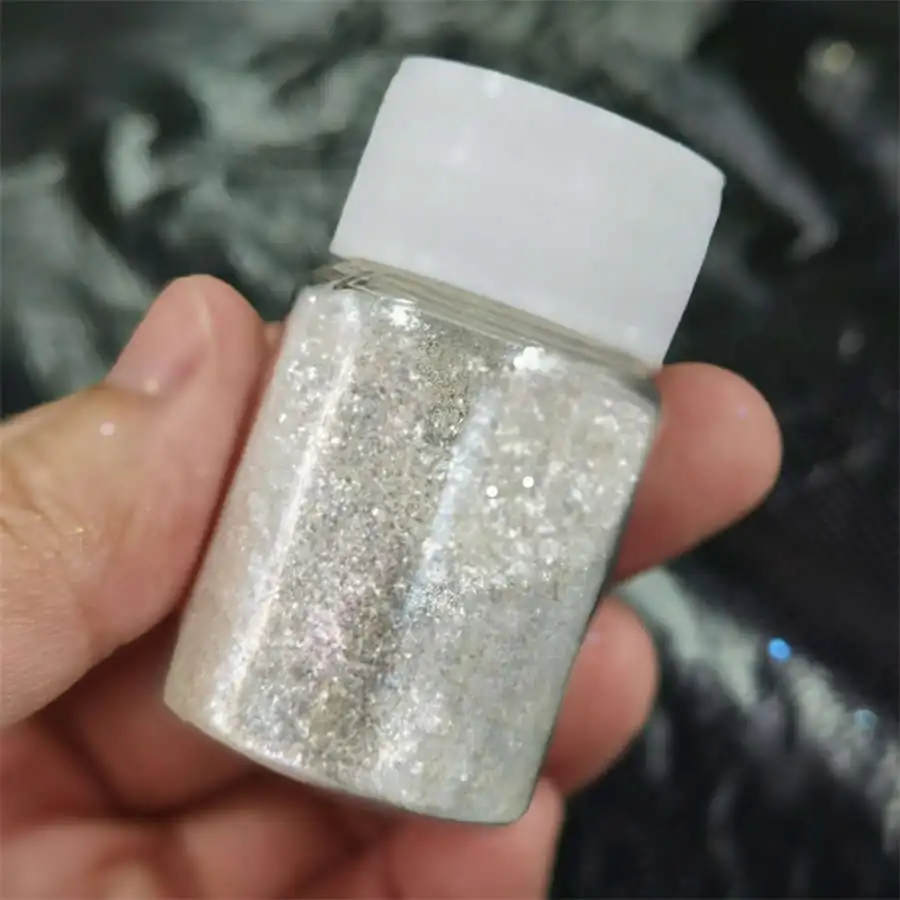 50g Super White Mica Pearl Powder Shiny Golden Mica Powder for DIY Nail Glitter Soap Car Paint Dye Pigment Jewelry Making Dust