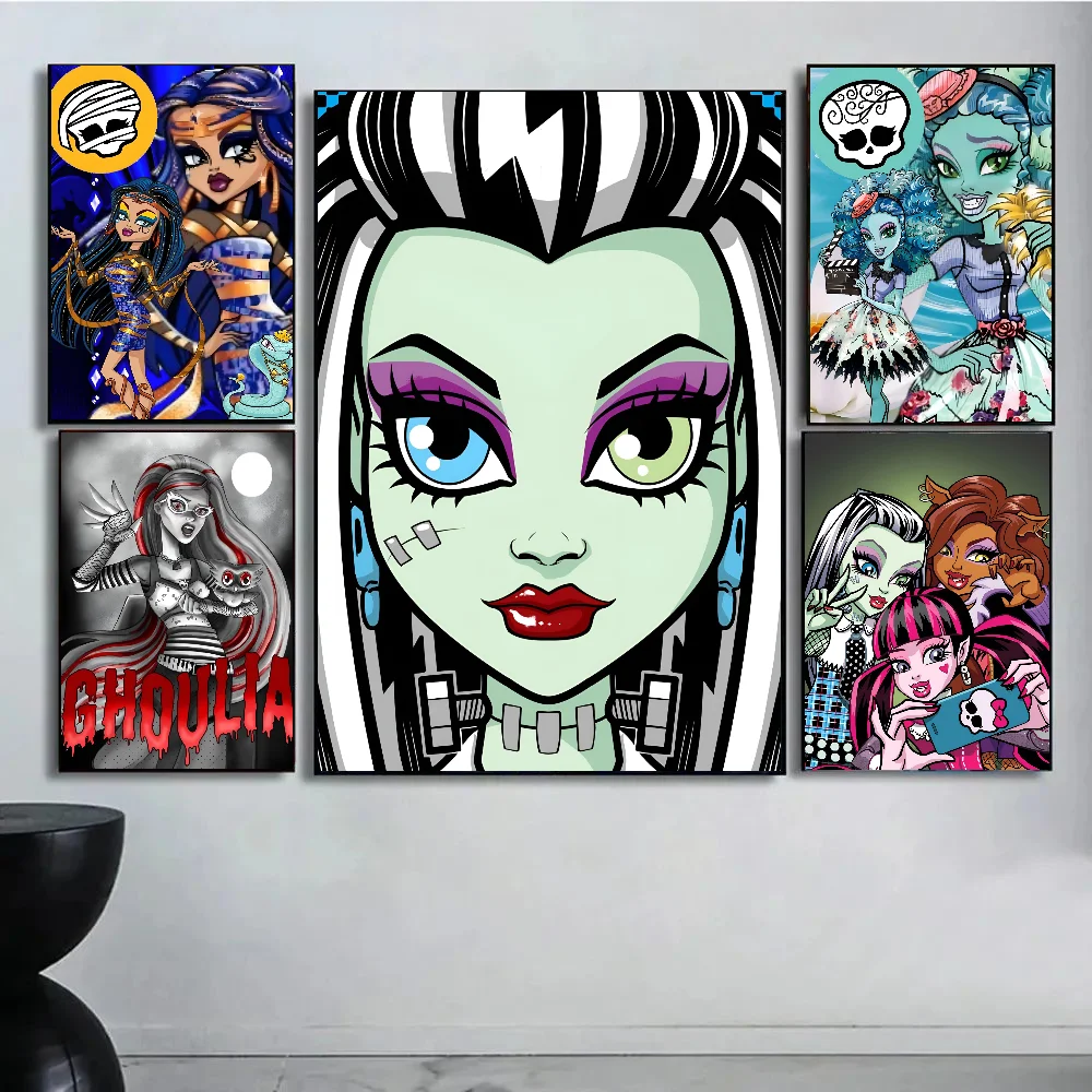 1 قطعة الكرتون الوحش عالية المشارك ورقة طباعة غرفة المعيشة المنزلي غرفة نوم مدخل بار مطعم مقهى الفن اللوحة الديكور #2