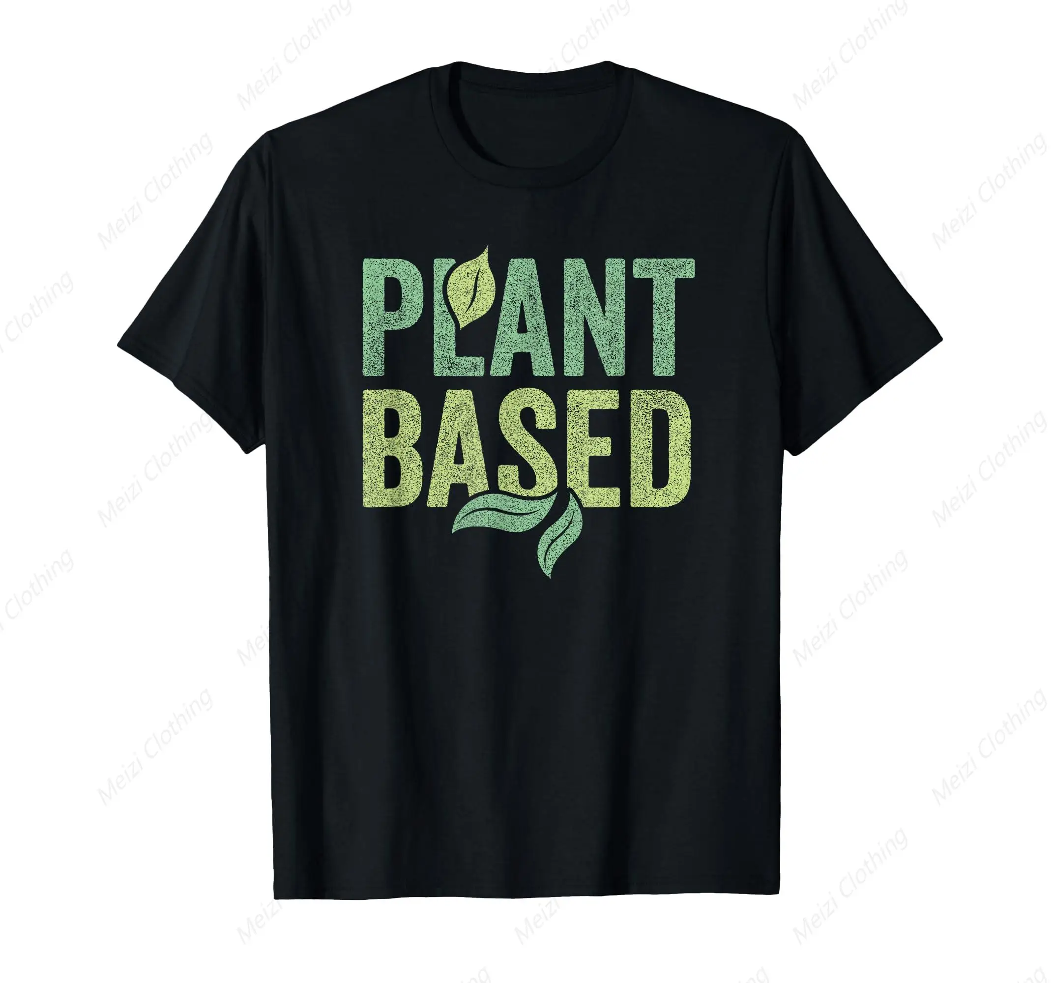 

Plant Based Vegan Design Printed Shirt Cruelty Free Meat Free Healthy Diet T-Shirt Pure Cotton Casual Breathable Clothing