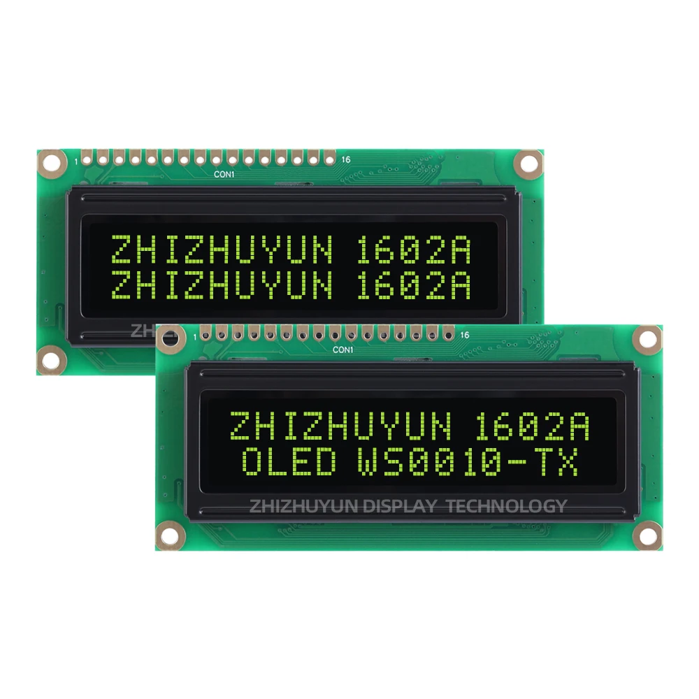 Imagem -05 - Interface Paralela Compatível com Display Oled 1602 Tela de Lcd Filme Preto Letra Azul Eh1602a Atacado 16pin