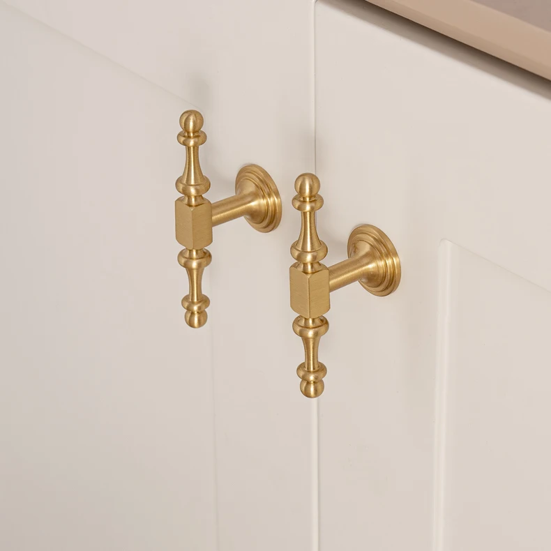 Brushed brass European cabinet handle product image 14