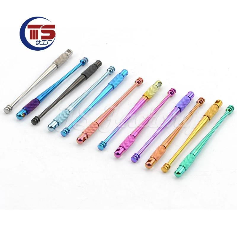 TS 1pc Titanium Factory Titanium Alloy Ear Scoop TC4 Corrosion resistant, high hardness, no rust