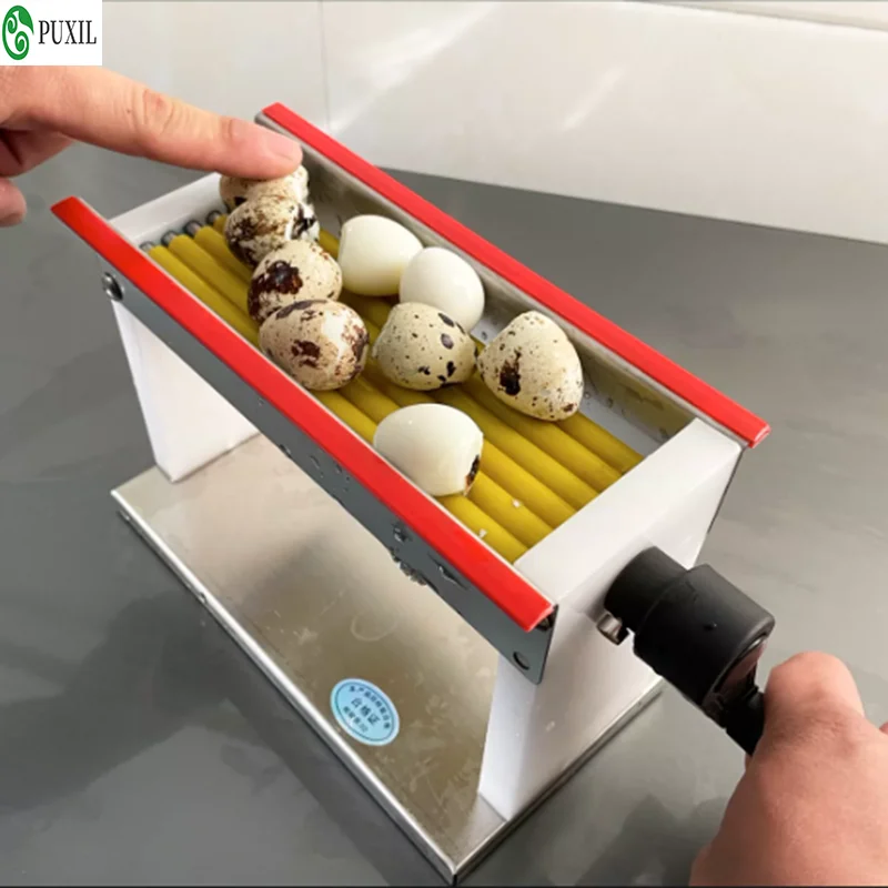Suitable for Quail eggs hand-cranked shelling household semi-automatic small peeled bird eggs new peeling machine peeling