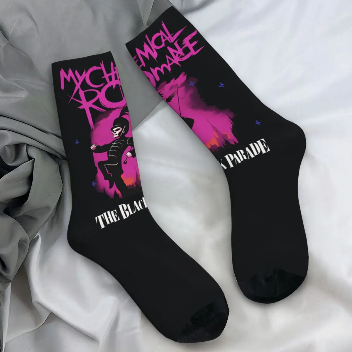 My Chemical Romance Three Cheers For Sweet Revenge Socks Stockings Autumn Anti Sweat Unisex Men Socks Soft Outdoor Sports Socks